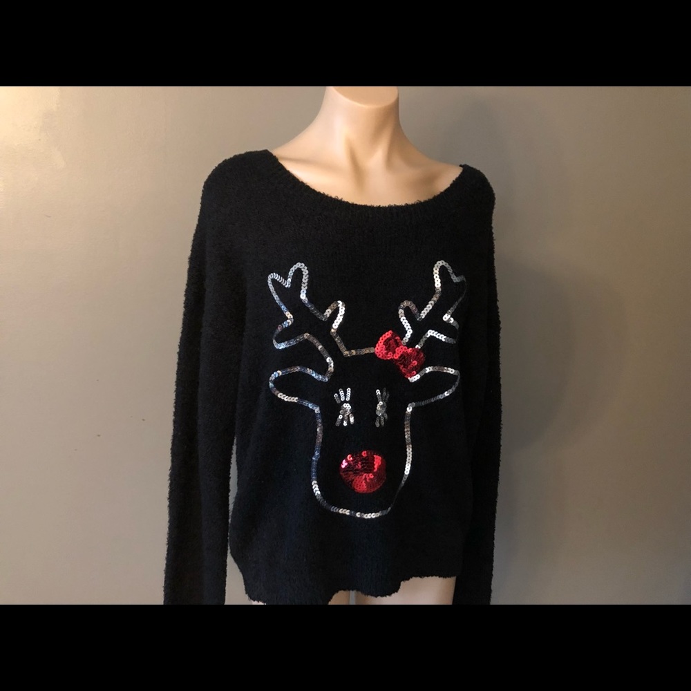 Fuzzy “Ugly Christmas Sweater”